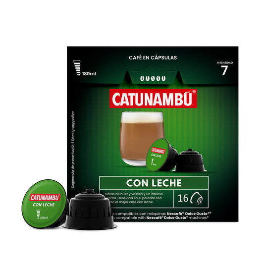 Café con Leche koffiecapsules compatibel met Dolce Gusto® (16 cups)