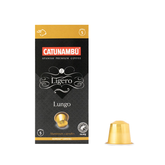 Lungo Ligero koffiecapsules compatibel met Nespresso® (20 cups)