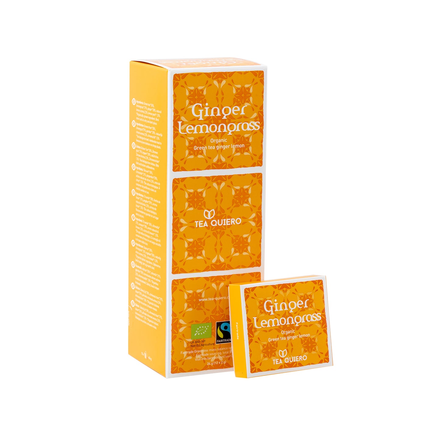 Tea Quiero Ginger Lemongrass (12 miniboxen)