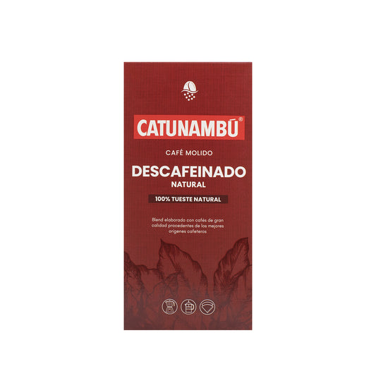 Cafeïnevrije gemalen koffie natuurlijk gebrand 250g