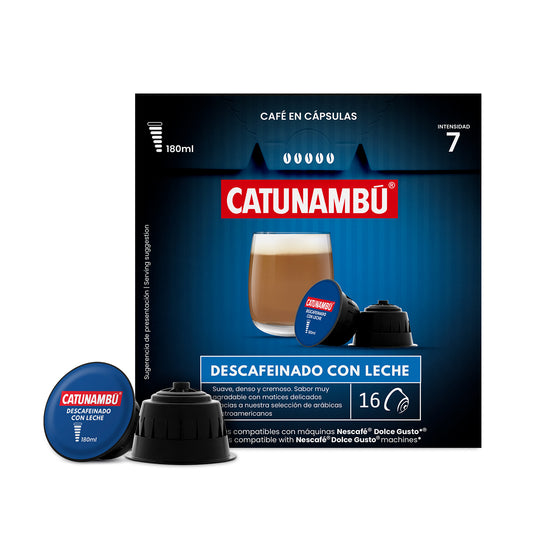 Café con Leche Cafeïnevrij koffiecapsules compatibel met Dolce Gusto® (16 cups)