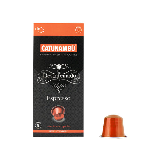 Espresso Cafeïnevrij koffiecapsules compatibel met Nespresso® (20 cups)